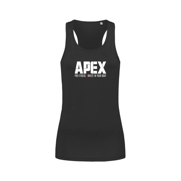 APEXPROFITNESS  - Spartan Ladies Sports Poly Sports Vest Thumbnail